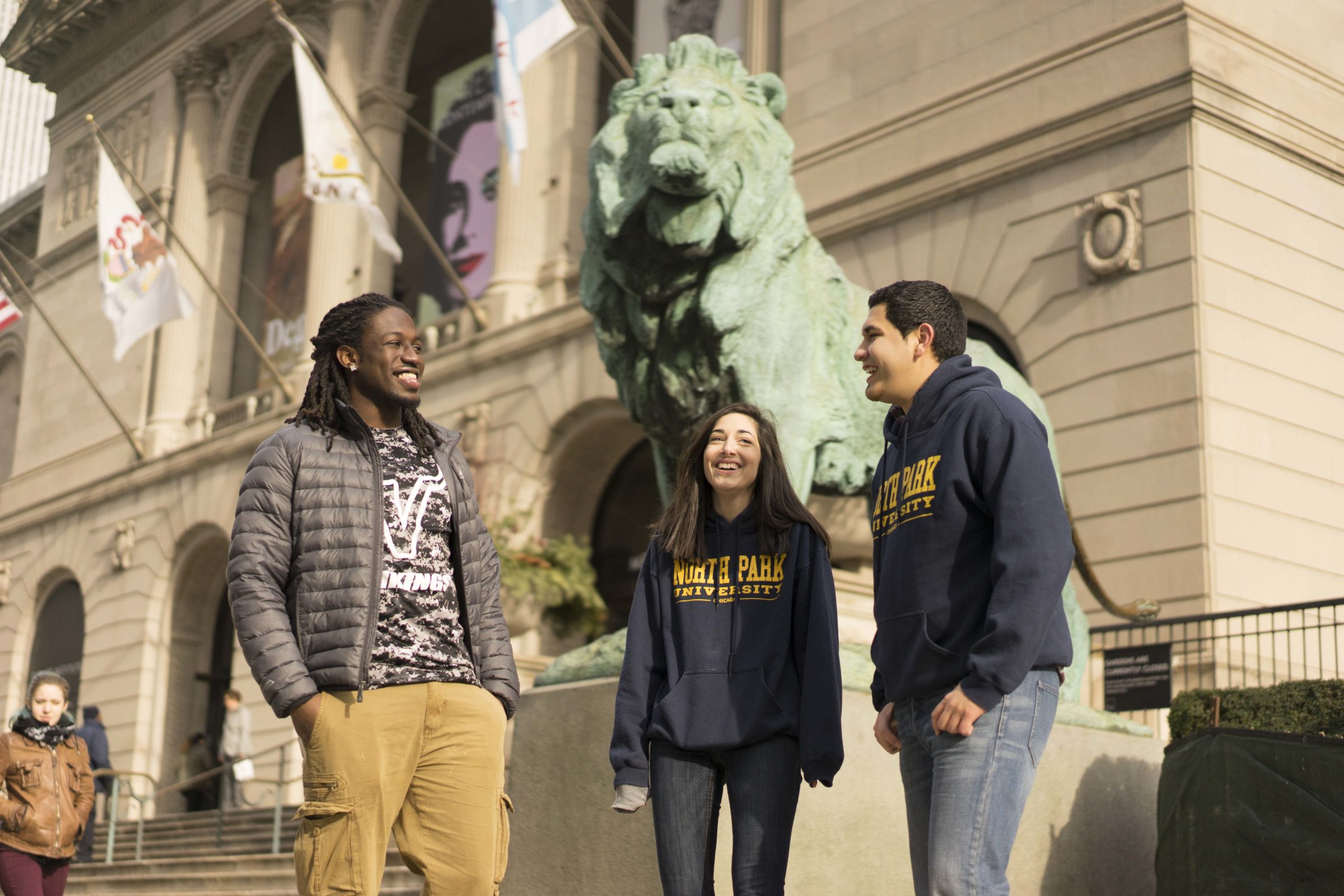 Prospective students explore North Park University and learn more about their next steps