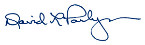 David Parkyn Signature