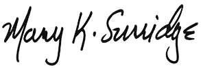 Mary K. Surridge signature