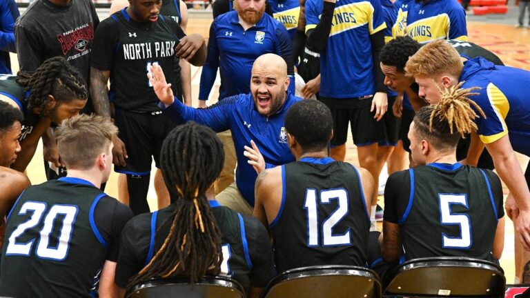 Vikings Basketball Coach Named Coach of the Year featured image background